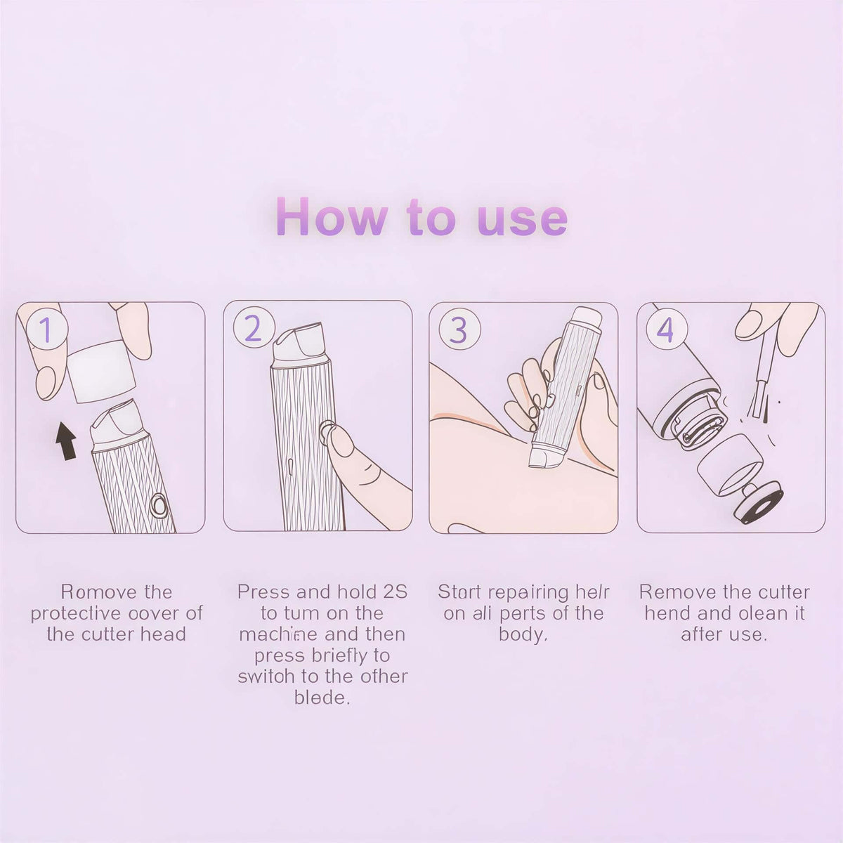 Double Head Electric Shaver